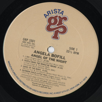 Angela Bofill – Angel Of The Night (GRP 5501) 1979 US Arista GRP | 中古LP