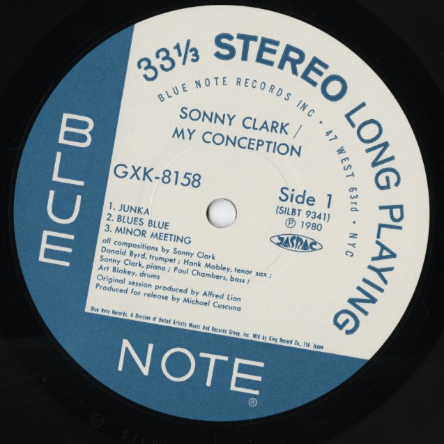 Sonny Clark / ソニー・クラーク / My Conception (GXK 8158)