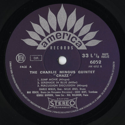 The Charlie Mingus Quintet - Chazz! (30 AM 6052) LP 1972 FRA America Records｜中古LP