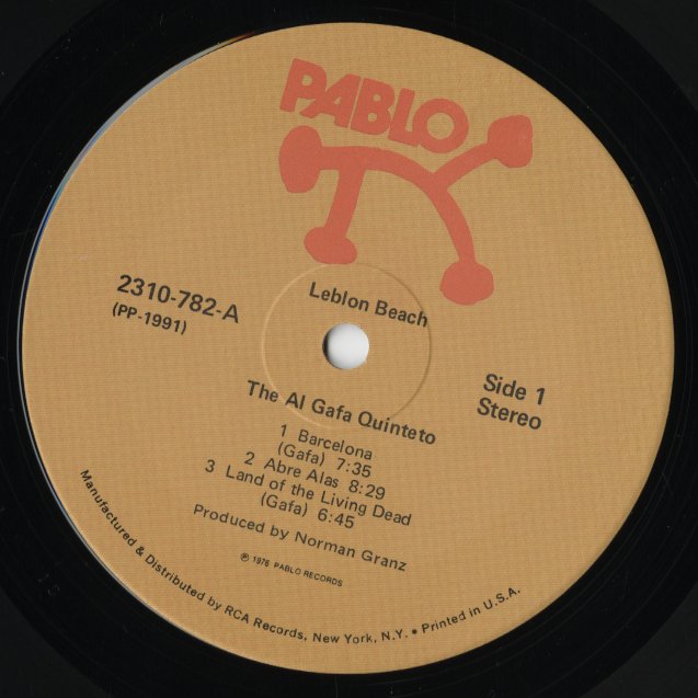 The Al Gafa Quinteto / アル・ガファ / Leblon Beach (2310-782)