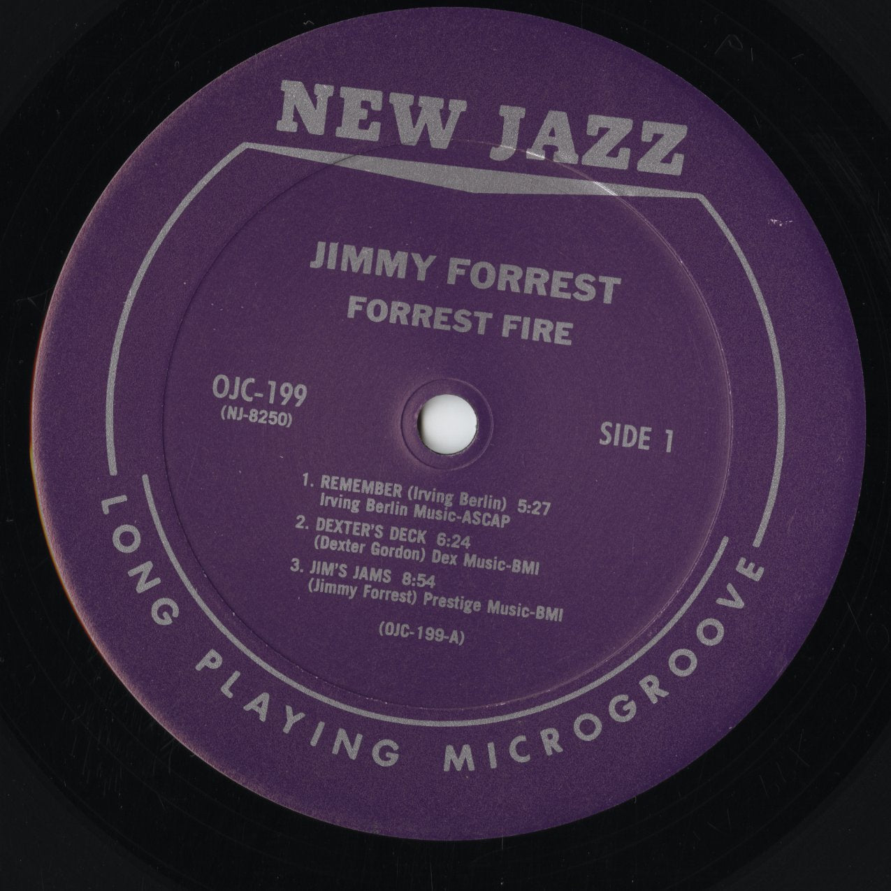 Jimmy Forrest Forrest Fire LP 中古レコード | OJC New Jazz ラリー