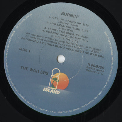 Bob Marley & The Wailers - Burnin' (ILPS-9256) LP 1978 US Island｜中古LP