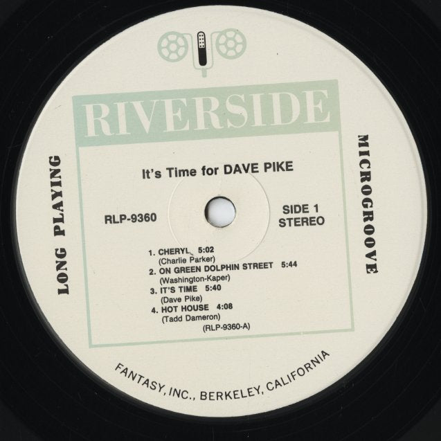 Dave Pike - It's Time For Dave Pike (RLP 9360) LP 1981 US Fantasy｜中古LP