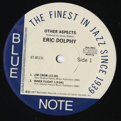 Eric Dolphy - Other Aspects (BT-85131) 1987 US Blue Note｜中古LP