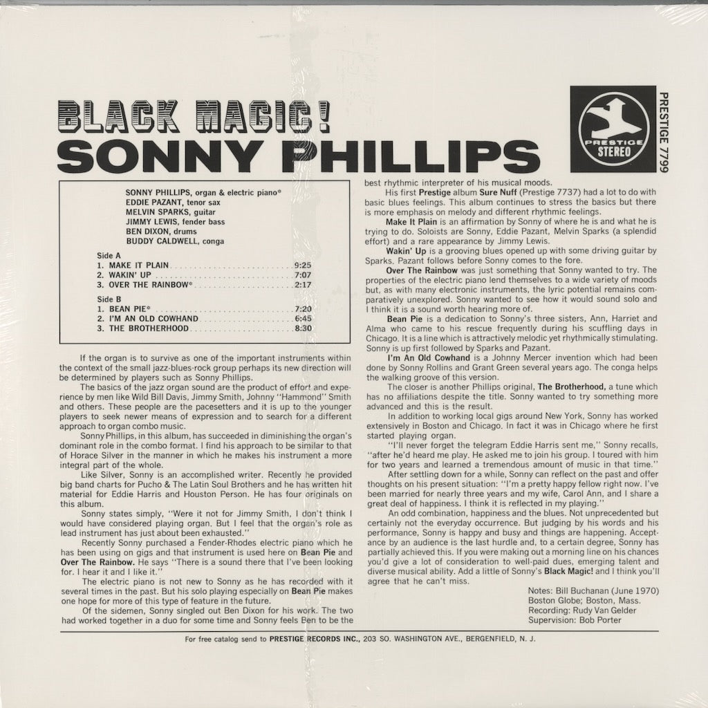 Sonny Phillips / ソニー・フィリップス / Black Magic!