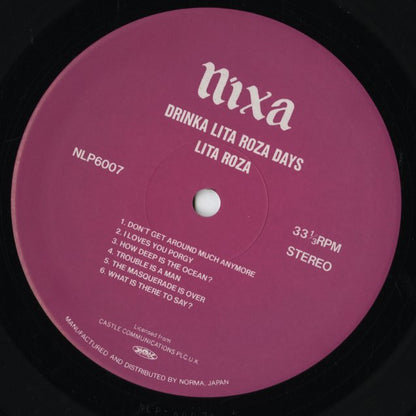 Lita Roza / リタ・ローザ / Dorinka Lita Roza Days (NLP6007)
