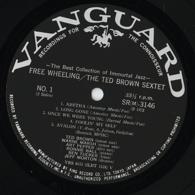 Ted Brown / テッド・ブラウン / Free Wheeling (LAX-3075(M))