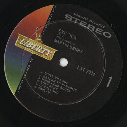 Martin Denny - Exotica (LST 7034) LP 1960 US Liberty Stereo｜中古LP