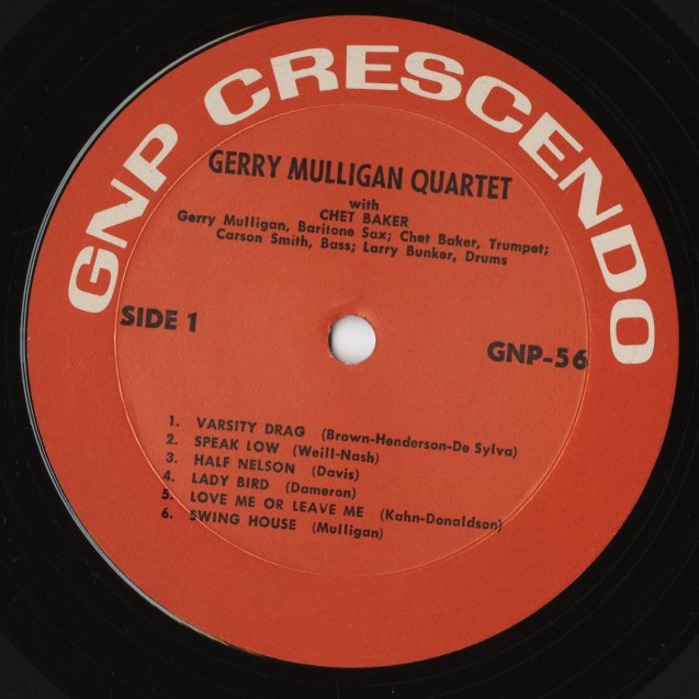 Gerry Mulligan / Chet Baker / Buddy DeFranco - Mulligan - Baker
