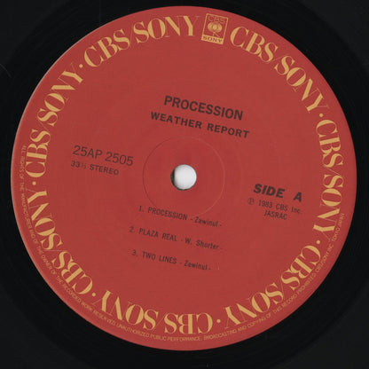 Weather Report / ウェザー・リポート / Procession (25AP 2505)