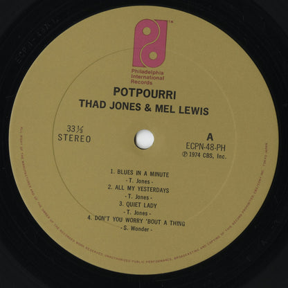 Thad Jones - Mel Lewis - Potpourri (ECPN-48-PH) LP 1974 JPN Philly International｜中古LP