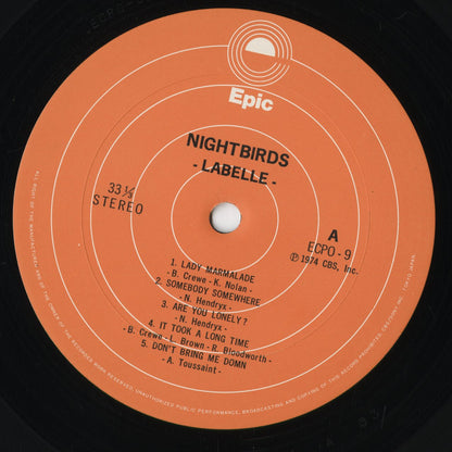 Labelle - Nightbirds (ECPO-9) 1974 JPN Epic｜中古LP