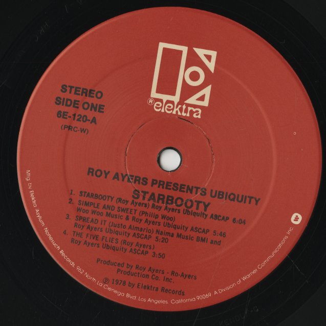 Ubiquity (Roy Ayers) / ユビキティ　ロイ・エアーズ / Starbooty (6E-120)