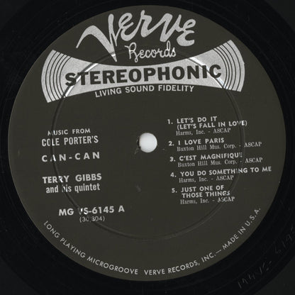 Terry Gibbs Quintet - Music From Cole Porter's Can-Can (MG VS-6145) LP 1960 US Verve｜中古LP
