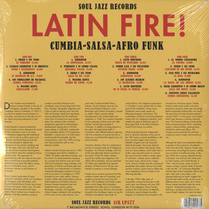 V.A./ Latin Fire! - Tropical Dance Music from Discos Fuentes, Colombia 1956-83 -2LP (SJR LP577)