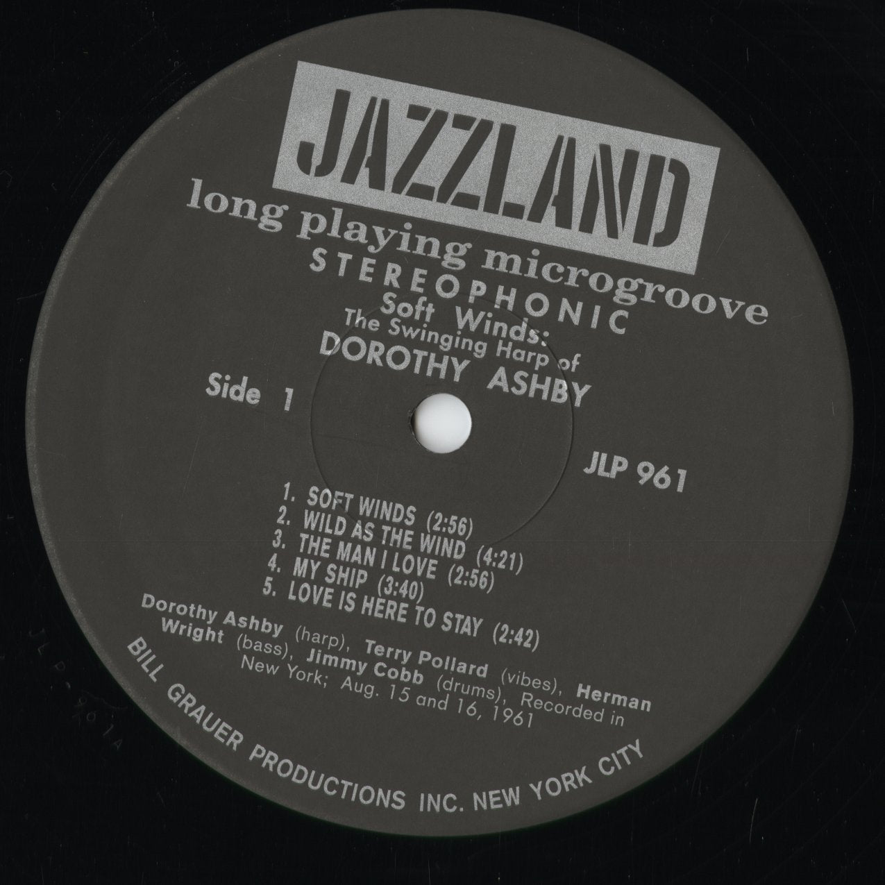 Dorothy Ashby - Soft Winds: The Swinging Harp Of Dorothy Ashby (VIJJ-30050) 1995 JPN Jazzland｜中古LP