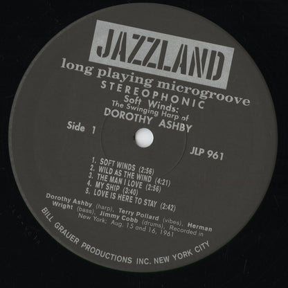 Dorothy Ashby - Soft Winds: The Swinging Harp Of Dorothy Ashby (VIJJ-30050) 1995 JPN Jazzland｜中古LP