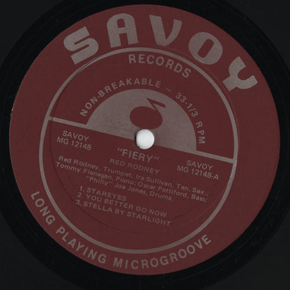 Red Rodney - Fiery (MG 12148) LP 1973 US Savoy｜中古LP