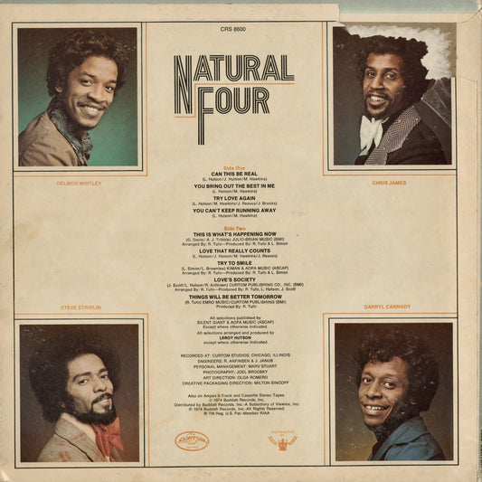 Natural Four - Natural Four (CRS-8600) 1974 US Curtom｜中古LP