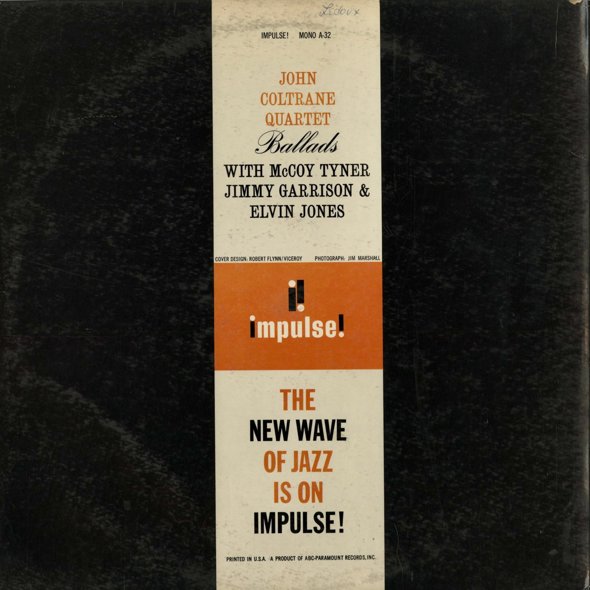 John Coltrane - Ballads (A-32) 1965 US Impulse｜中古LP