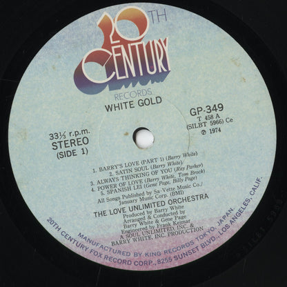 The Love Unlimited Orchestra - White Gold (GP349) 1974 JPN 20th Century Records｜中古LP