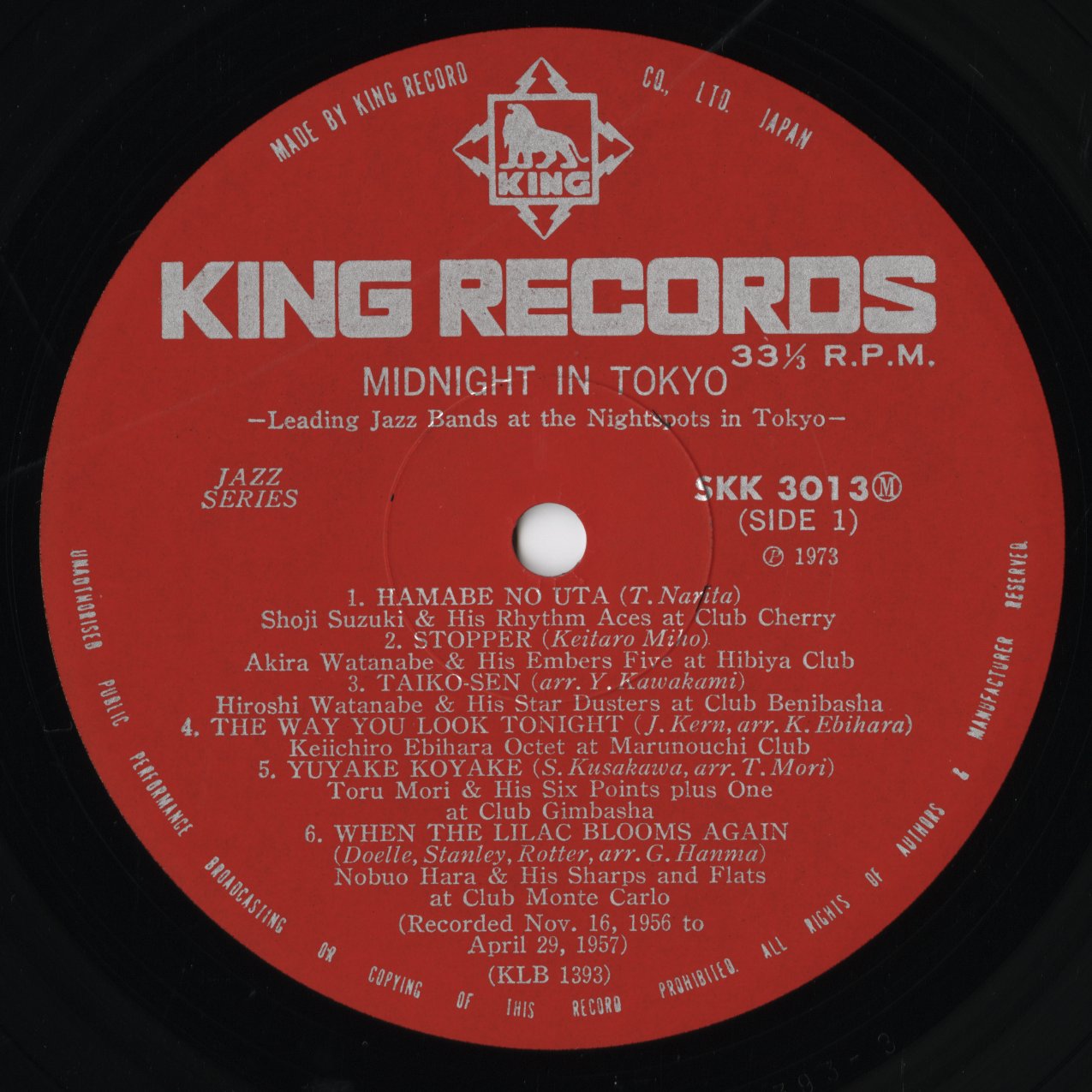 V.A. / Midnight in Tokyo (SKK 3013 M) – VOXMUSIC WEBSHOP