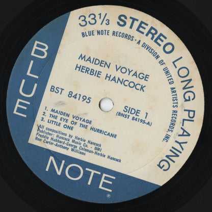 Herbie Hancock / ハービー・ハンコック / Maiden Voyage (BST 84195) - 1971 US BLUE NOTE -UA