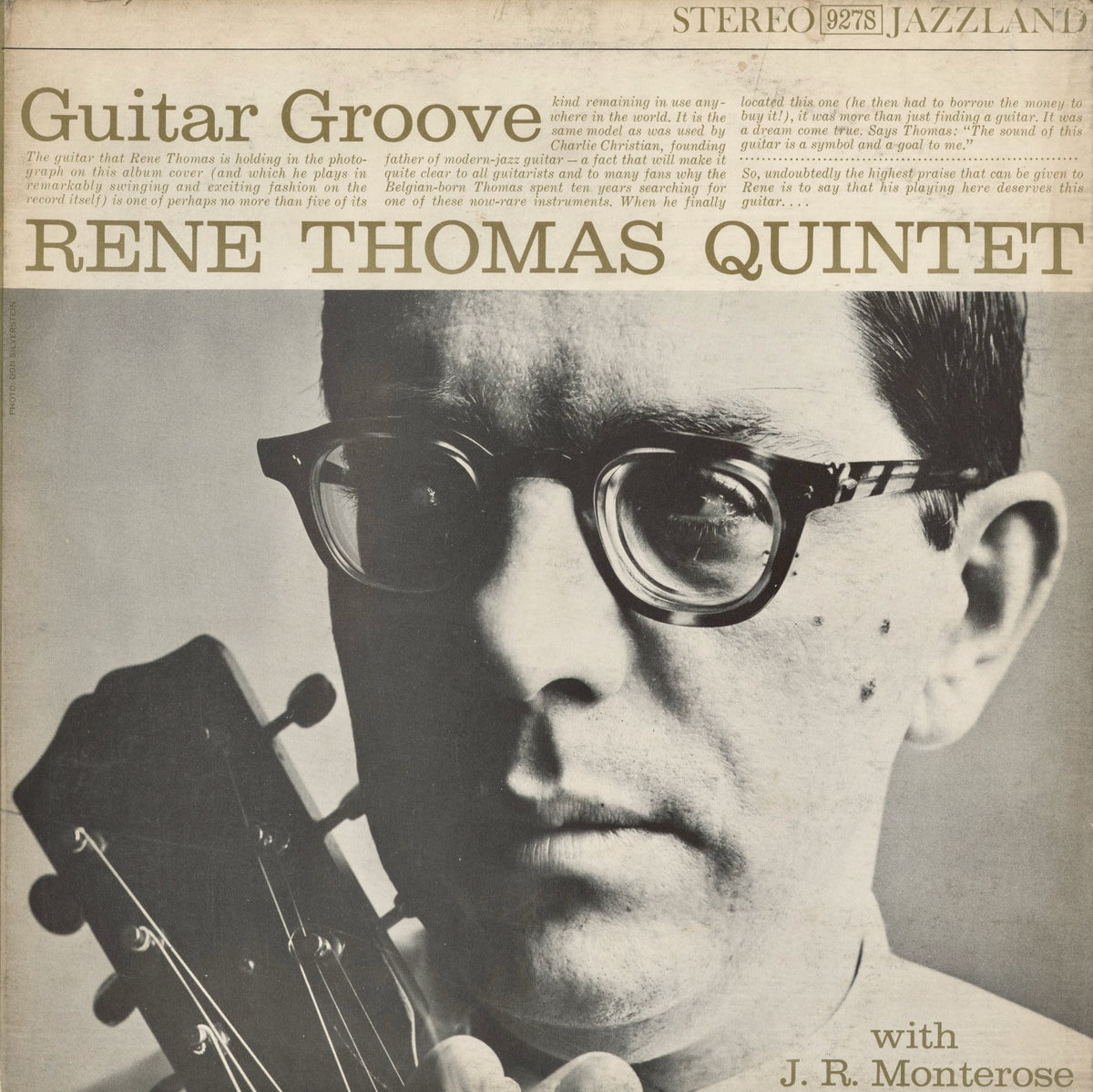 Rene Thomas Quintet - Guitar Groove (JLP 927S) 1960 US Jazzland｜中古LP
