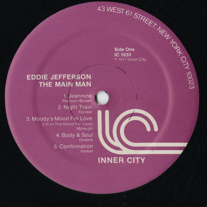 Eddie Jefferson - The Main Man (IC 1033) LP 1977 US Inner City｜中古LP