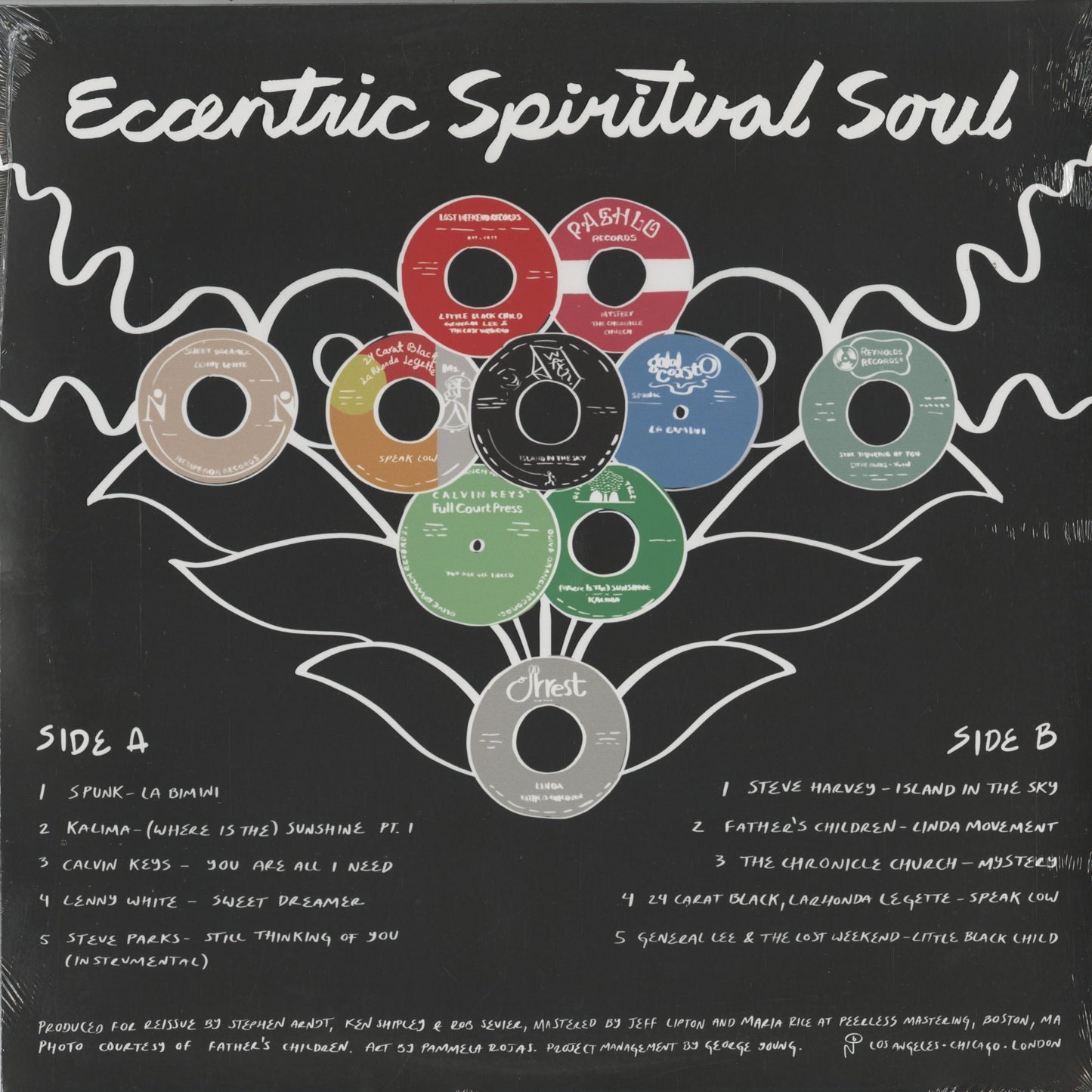 V.A. - Eccentric Spiritual Soul (NUM 524 LP-C2) 2025 US Numero Group｜新品LP back