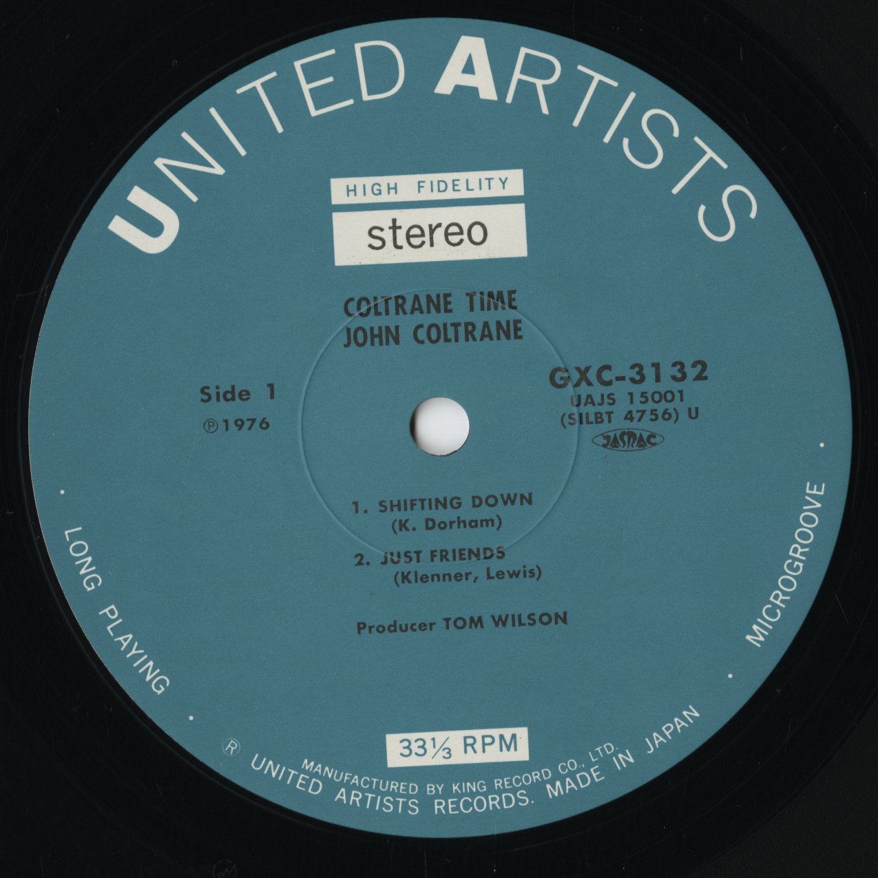 John Coltrane - Coltrane Time (GXC-3132) LP 1976 JPN UA / King Record｜中古LP