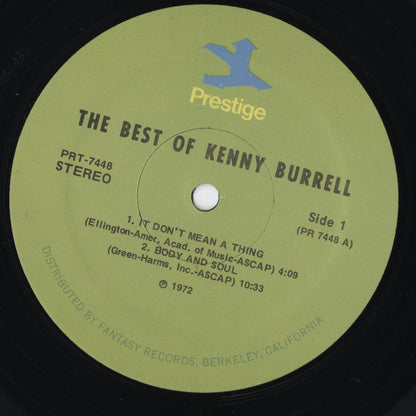 Kenny Burrell - The Best Of Kenny Burrell (PR 7448) LP 1972 US Prestige｜中古LP