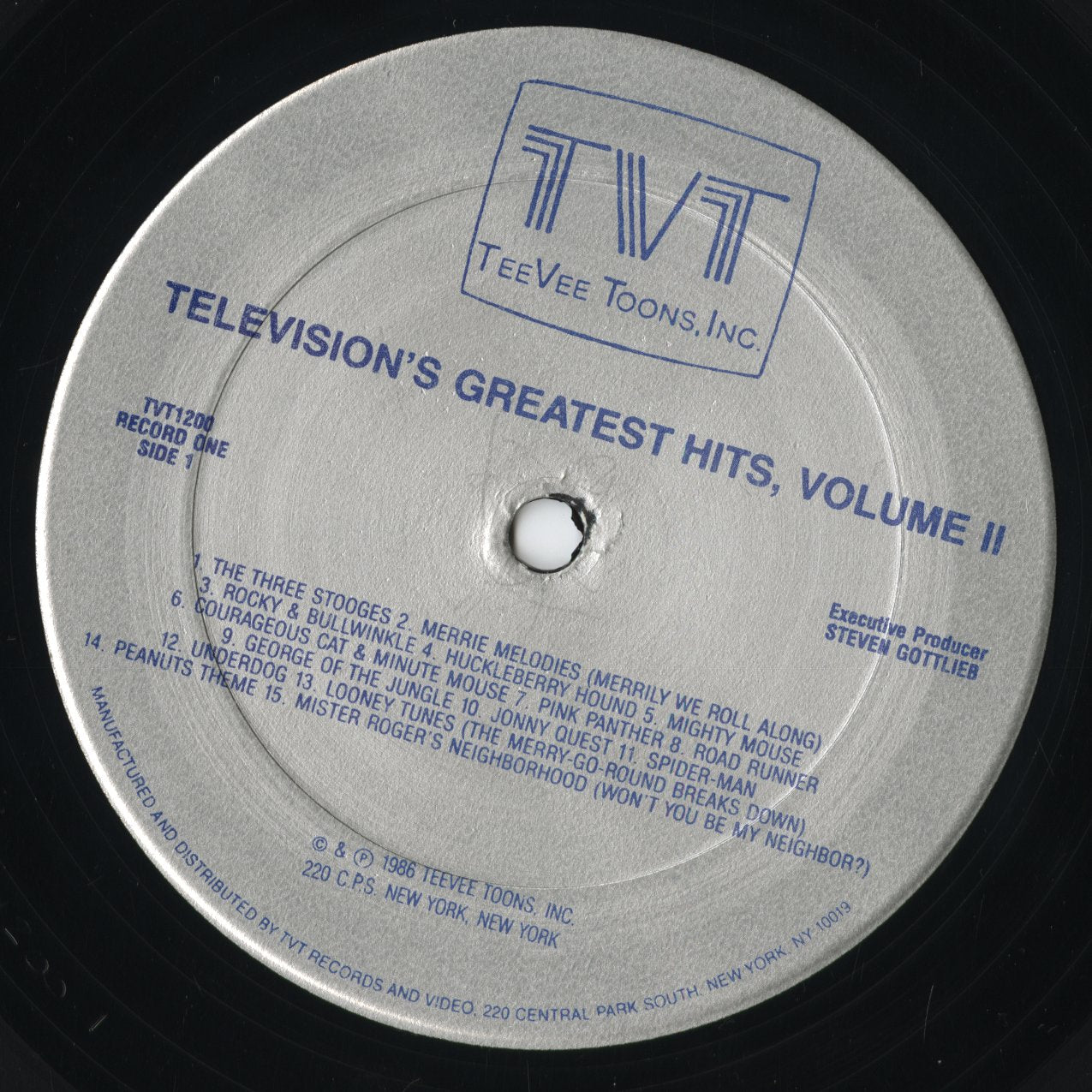 V.A.『Television's Greatest Hits Vol.2』TVT 1200 1985年 US TeeVee