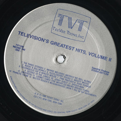 Various - Television's Greatest Hits Volume 2 (65 TV Themes! From The 50's And 60's) (TVT 1200) 1985 US TeeVee Toons Inc｜中古LP