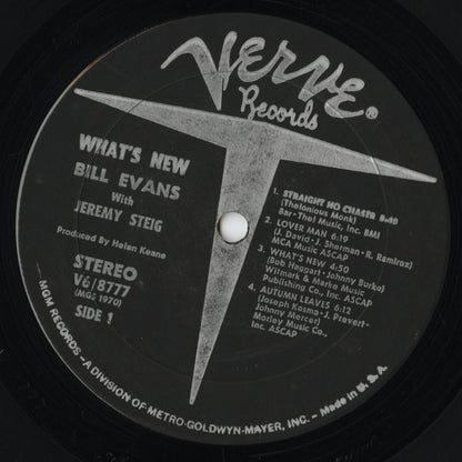 Bill Evans – What’s New (V6-8777) LP 1969 US Verve オリジナル盤