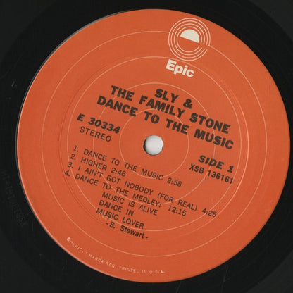 Sly & The Family Stone / スライ & ザ・ファミリー・ストーン / Dance To The Music (E30334)