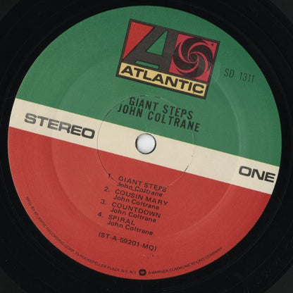 John Coltrane / ジョン・コルトレーン / Giant Steps (SD 1311) 1975 US Atlantic Pressing