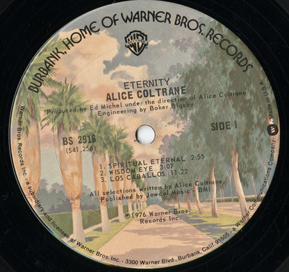 Alice Coltrane - Eternity (BS 2916) 1976 US Warner｜中古LP