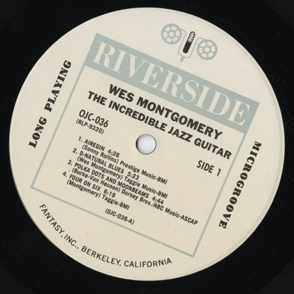 Wes Montgomery / ウェス・モンゴメリ / The Incredible Jazz Guitar Of Wes Montgomery (OJC-036)