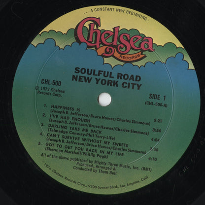 New York City - Soulful Road (CHL 500) 1974 US Chelsea｜中古LP