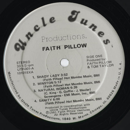 Faith Pillow - Faith Pillow (UTP-001) 1981 US Uncle Tunes Productions｜中古LP