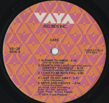 Cafe - Cafe (VS-28) 1974 US Vaya｜中古LP