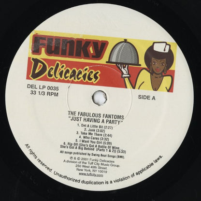 The Fabulous Fantoms / ファビュラス・ファントムズ / Just Having A Party (DEL LP 0035)