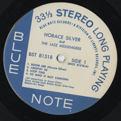 Horace Silver and The Jazz Messengers (BST81518) 1967 US Blue Note / Liberty｜中古LP