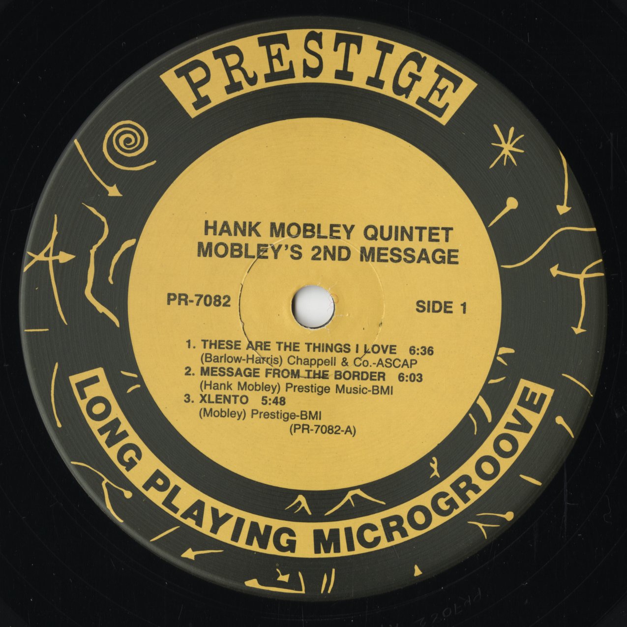 Hank Mobley Mobley's 2nd Message LP 中古レコード | Prestige ケニー