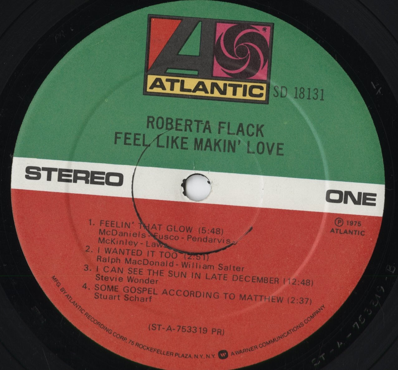 ロバータ・フラック / Roberta Flack『Feel Like Makin' Love』(SD