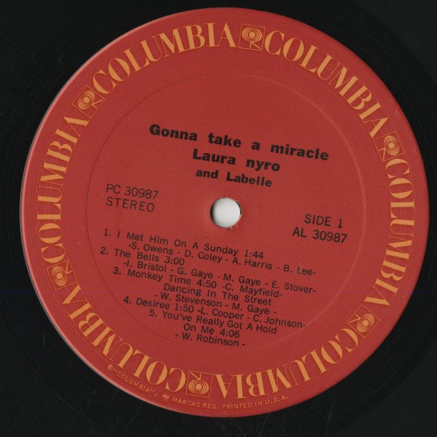 Laura Nyro / ローラ・ニーロ / Gonna Take A Miracle (PC30987)