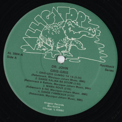 Dr.John / ドクター・ジョン / The Night Tripper Gris-Gris (AL3904) 1987 Alligator Records