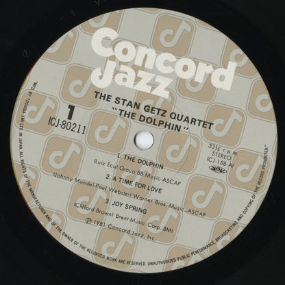 Stan Getz - The Dolphin (ICJ-80211) LP 1981 JPN Concord Jazz - Toshiba EMI｜中古LP