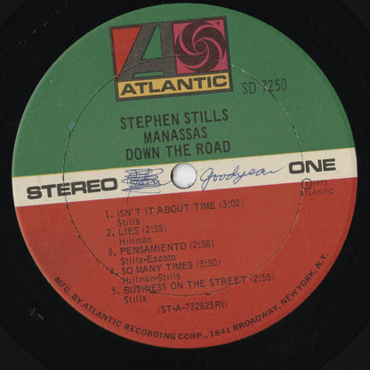 Stephen Stills / Manassas - Down The Road (SD 7250) 1973 US Atlantic｜中古LP